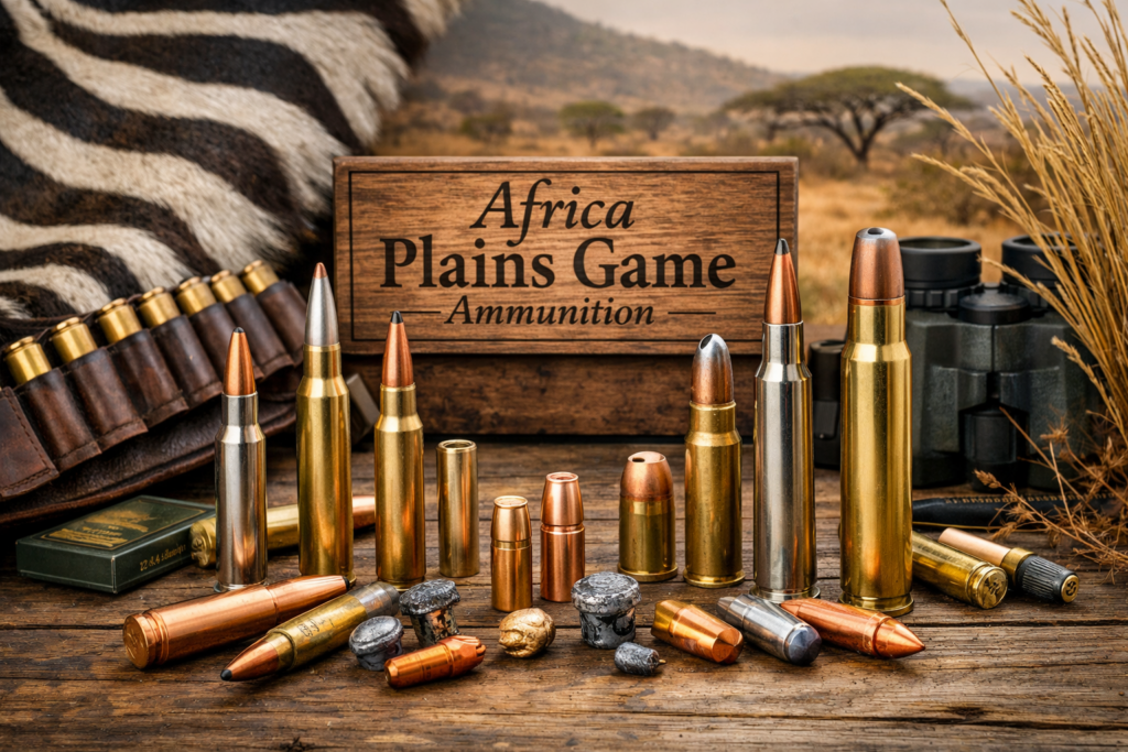Munition und Kaliber für Afrika Plains Game Jagd
